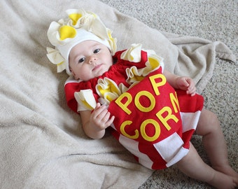 Baby Costume Popcorn Toddler Newborn Halloween Costume Photo Prop Cute Costume  unny Halloween Costume Kids Costume Infant Costume Boys