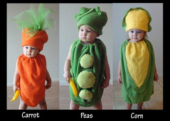 Kinder Halloween Kostume Erbsen Und Mohren Jungs Kostume Etsy