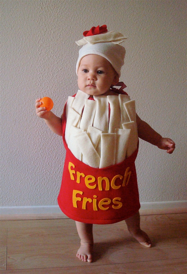 Baby French Fry Costume Halloween Costume Infant Kids Toddler Etsy