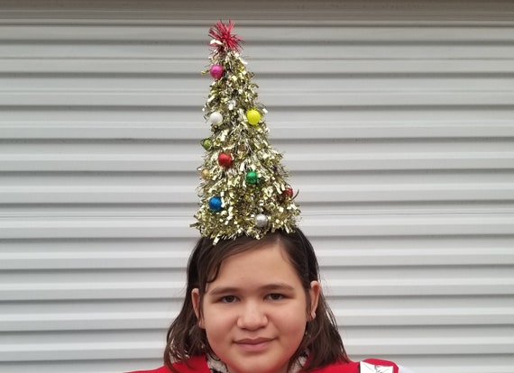 Ugly Christmas Tree Headband Golden Holiday Tree Ugly Sweater - Etsy Ugly Christmas Tree Headband Golden Holiday Tree Ugly Sweater - Etsy