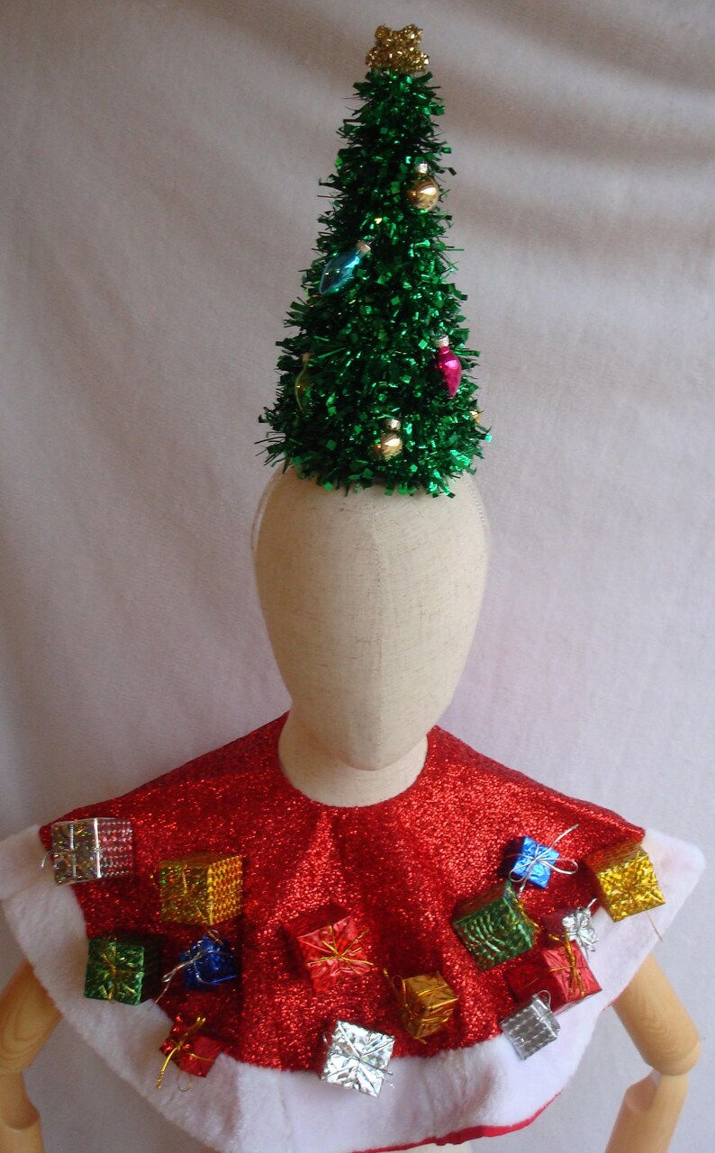 One Size Fits All Ugly Christmas Cape Tree Skirt with Tree Etsy