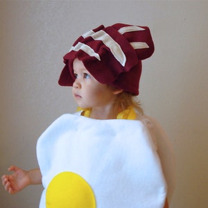 Baby Halloween Costume Eggs and Bacon Halloween Costume for Kids Infant Boy Costume Girls Costume Purim Dress Up image 1