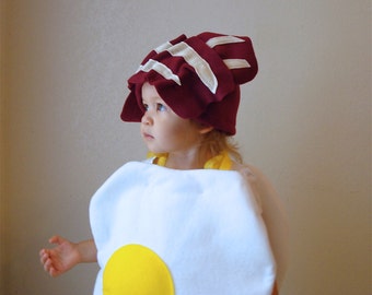 Baby Halloween Costume Eggs and Bacon Halloween Costume for Kids Infant Boy Costume Girls Costume Purim Dress Up