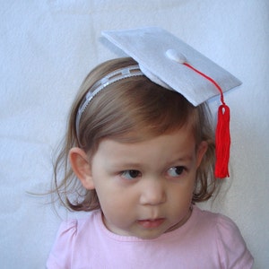 Graduation Headband Dress Up Costume Graduation Hat Felt Hat Graduation Party Hat Photo Prop image 1