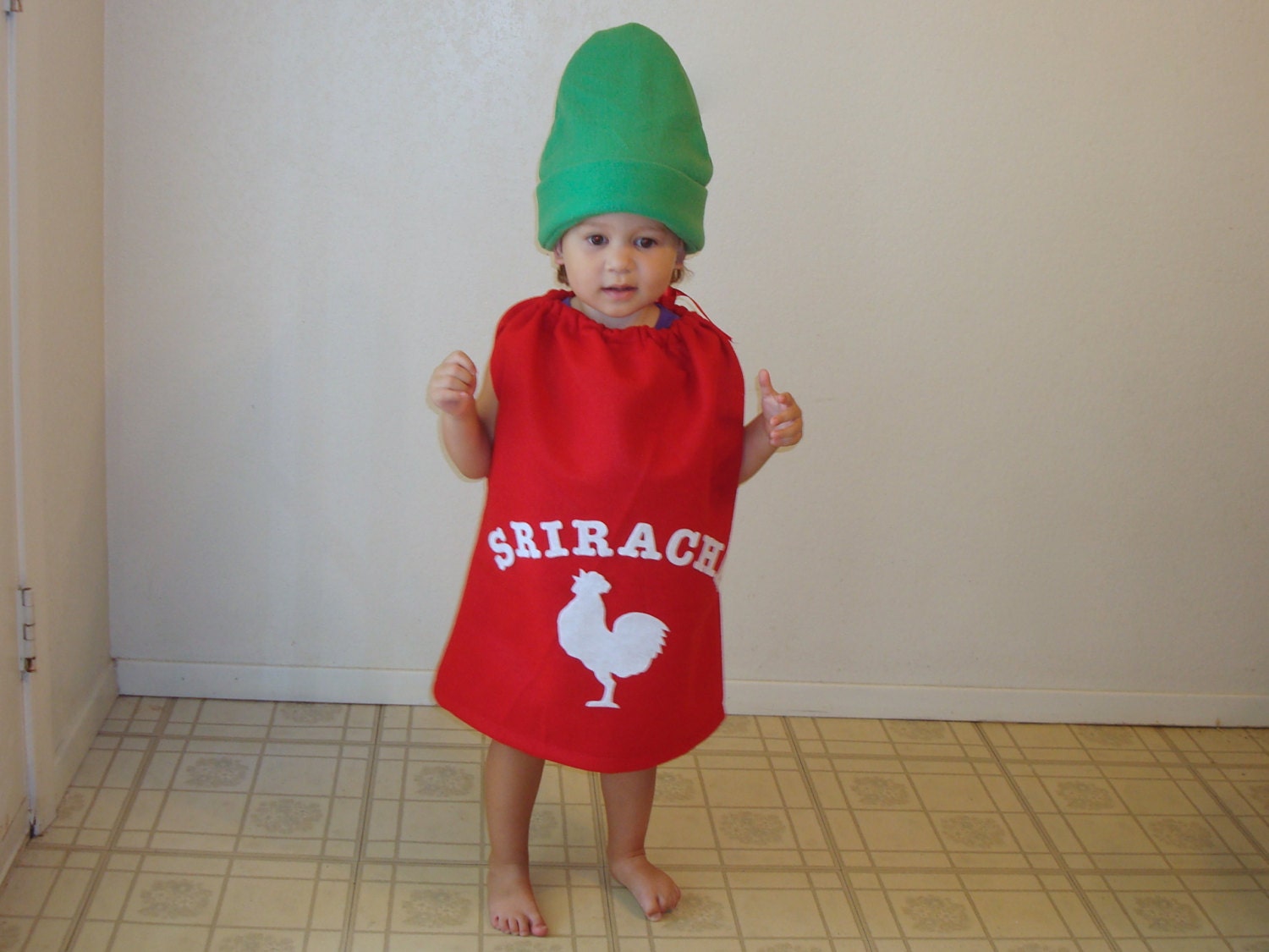 Baby Costume Sriracha Halloween Costume Hot Chili Sauce - Etsy Israel