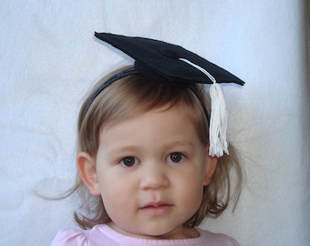 Graduation Headband Dress Up Costume Graduation Hat Felt Hat Graduation Party Hat Photo Prop