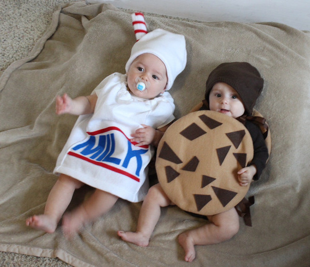 schijf Ironisch Efficiënt Baby Twin Costumes Milk Cookie Halloween Infant Toddler - Etsy