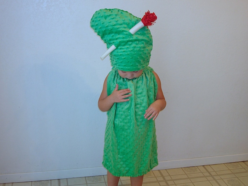 Kids Halloween Costume Pickle Costume Children Teen Food Costume Toothpick Dress Up Dill Sweet Pickle Kosher Pickle Cucumber Vegetable Funny image 3