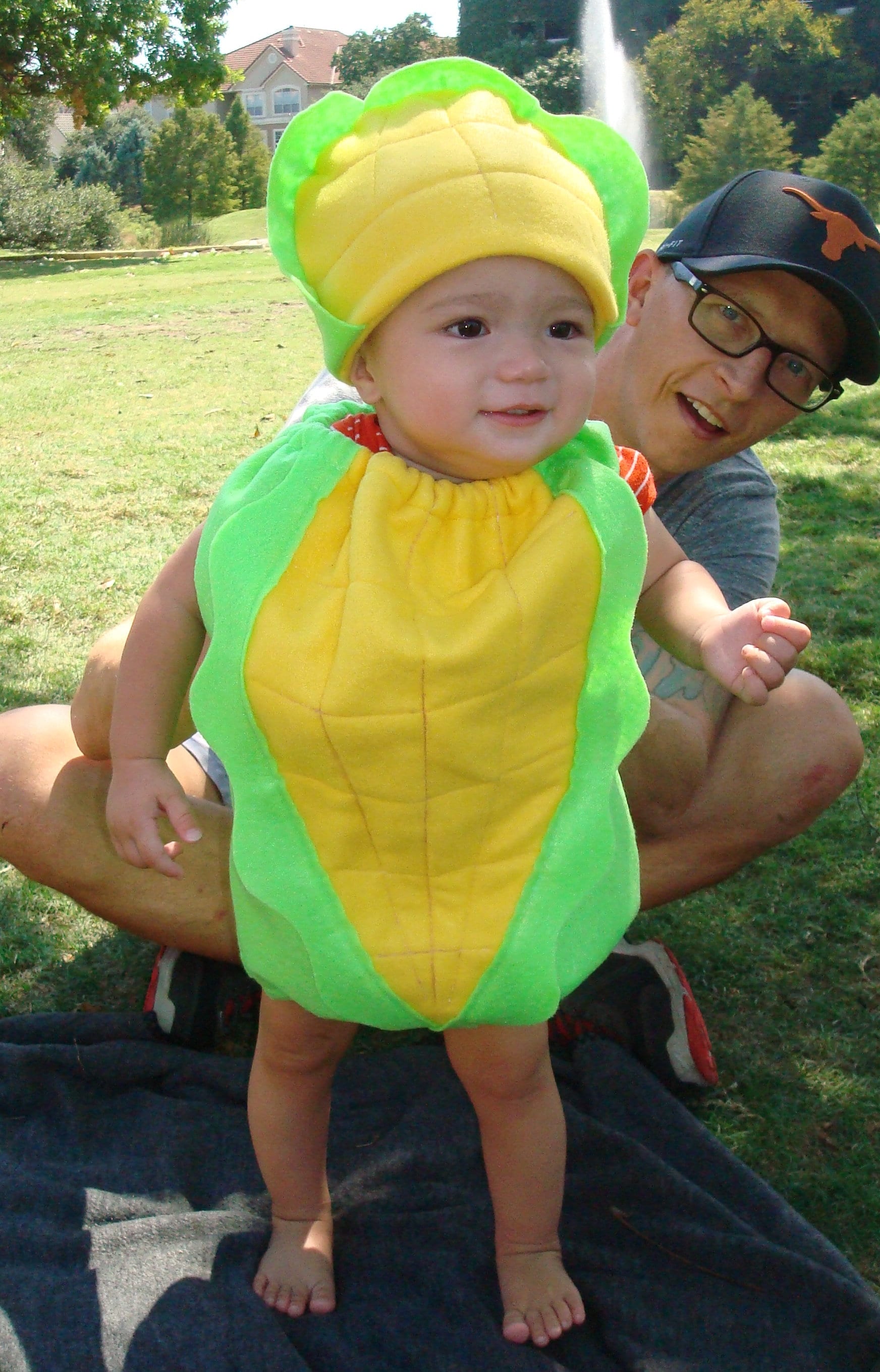 Kids Corn on the Cob Costume: Halloween Photo Prop Twin Set