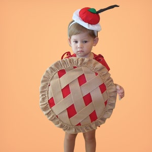 Baby Costume Pie Halloween Costume For Baby Girls Pumpkin Pie Costume Infant Family Food Costume Thanksgiving Pie Carnival Fancy Dress Purim image 4