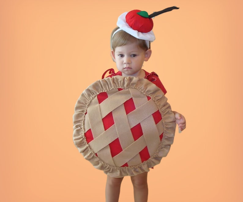 Baby Costume Pie Halloween Costume For Baby Girls Pumpkin Pie Costume Infant Family Food Costume Thanksgiving Pie Carnival Fancy Dress Purim image 4