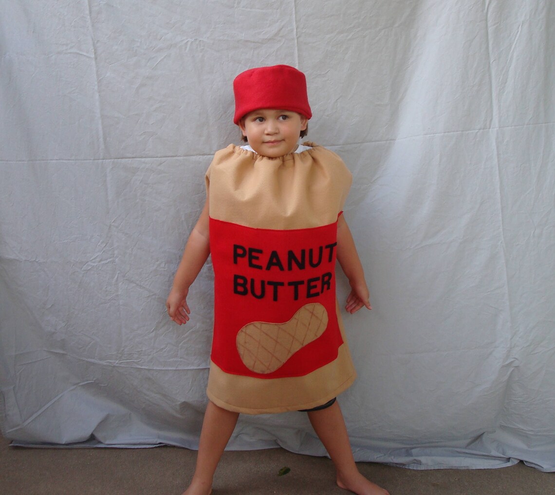 Baby Costume Peanut Butter Costume Halloween Costume Toddler Etsy