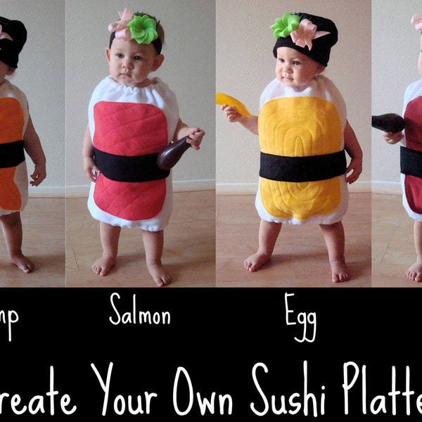 Delicious Nigiri Sushi Baby or Toddler Halloween Costume