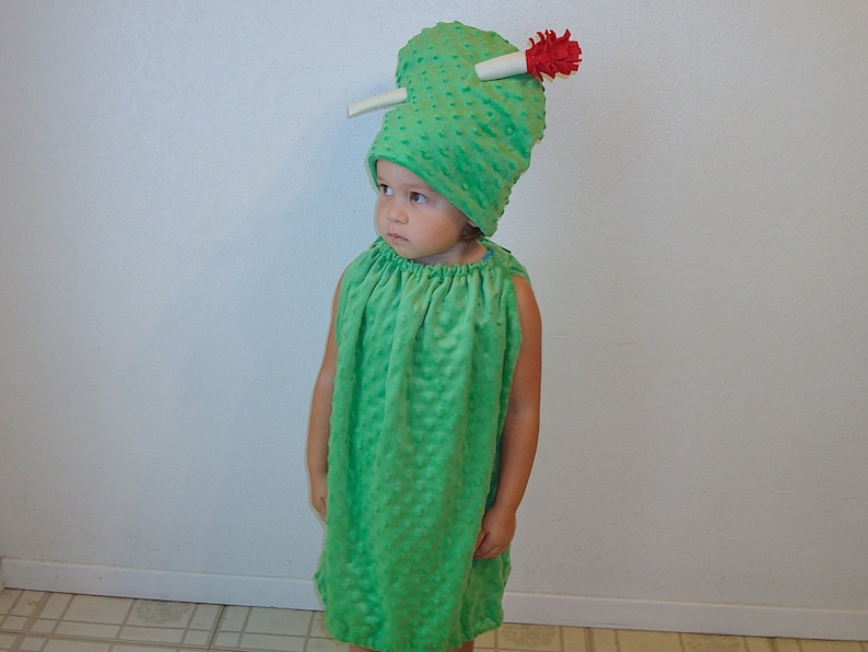 Kids Halloween Costume Pickle Costume Children Teen Food Costume Toothpick Dress Up Dill Sweet Pickle Kosher Pickle Cucumber Vegetable Funny image 6