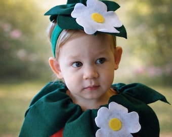 Strawberry Costume with Headband: Toddler & Kids Halloween Dress Up