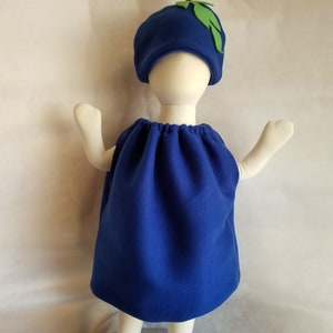 Baby Blueberry Costume For Kids Dress Up Halloween Costume Purim Costume for Infants Fruit Costume Family Costumes Group Costume Halloween image 5