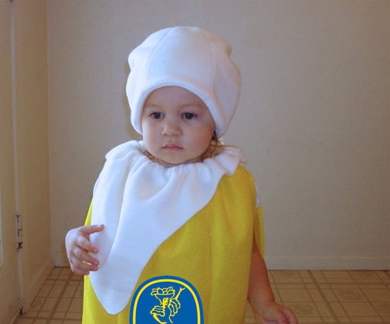 Baby Costume Banana Infant Cosutme Fruit Uk - Diy Baby Banana Costume 12 Months Baby Costume Banana Infant Cosutme Fruit Uk - Diy Baby Banana Costume 12 Months
