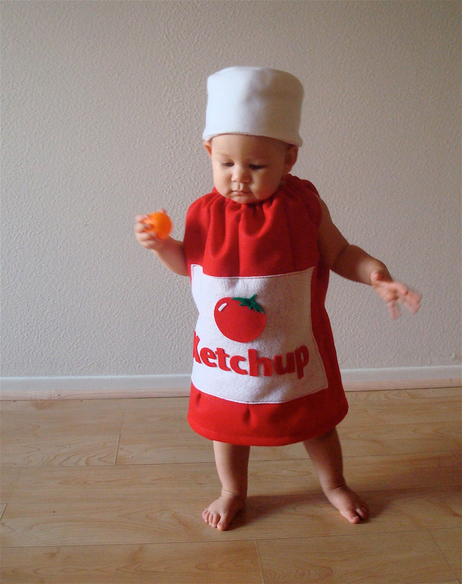 Baby Costume Ketchup Costume Halloween Costume Toddler Infant Etsy