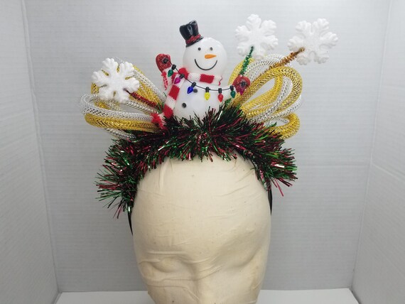 Tacky Snowman Headband, Ugly Christmas Sweater Party  display picture 3