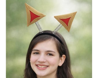 Hamantaschen Headband Bopper for Kids and Adults