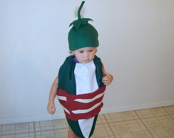 Baby Jalapeno Popper Costume Halloween Costume Bacon Wrapped Bacon Costume Food Costume Cosplay Toddler Costume Baby Food Costume