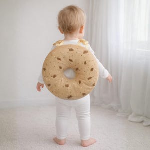 Everything Bagel & Lox Costume: Felt Food, Purim Accessory Bild 3
