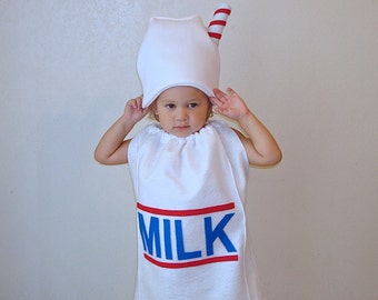 Baby Milk Costume Halloween Purim Milk Carton Newborn Toddler Infant Carnaval Carnival Purim Baby Halloween Costume Boys and Girls