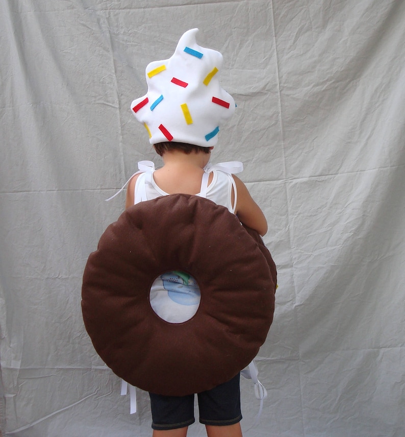 Kids Doughnut Costume Donut Costume Icing Sprinkles Girls Costume Boys Costume Food Costume Breakfast Toddler Baby Infant Adult Teen Dunkin