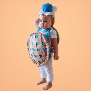 Baby Costume Pie Halloween Costume For Baby Girls Pumpkin Pie Costume Infant Family Food Costume Thanksgiving Pie Carnival Fancy Dress Purim image 1