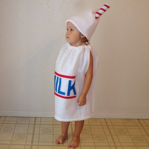 Baby Milk Costume Halloween Purim Milk Carton Newborn Toddler Infant Carnaval Carnival Purim Baby Halloween Costume Boys and Girls image 3