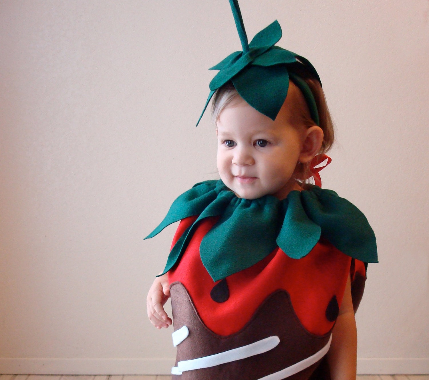 Baby Halloween Costume Chocolate Dipped Strawberry Berry Candy Etsy