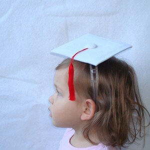 Graduation Headband Dress Up Costume Graduation Hat Felt Hat Graduation Party Hat Photo Prop image 4