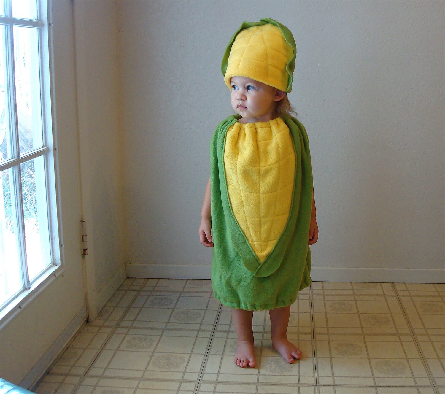 Kids Corn on the Cob Costume: Halloween Photo Prop Twin Set
