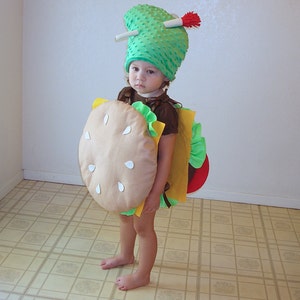 Adult Halloween Costume Hamburger Cheeseburger Pickle Cheese - Etsy