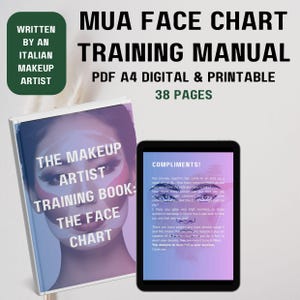 Face chart training manual pdf|Makeup training manual|Face chart printable|pdf face chart|makeup guide for beginners|Face chart techniques