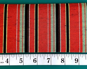 Japanese Chirimen Long Wallet, Vintage Kimono Fabric Wallet, Traditional Striped Textile, Handmade Slim Wallet, Folk Craft Japan Gift