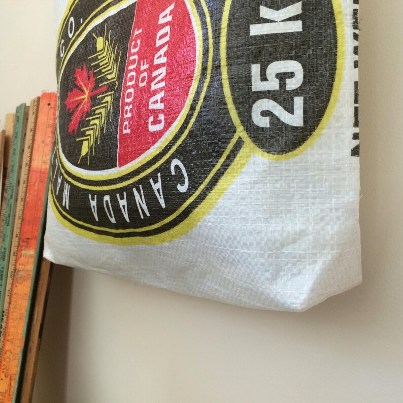 Recycled Beer Maker Gift Upcycled Grain Bag Tote Tote Bag Beer Lover Gift Handmade Eco-Friendly Shopping Bag Made in Maine