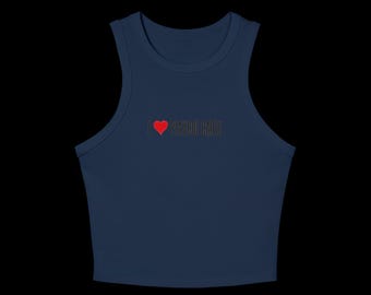 I Heart Playboi Carti Tank Top Crop, Opium Girl Merch for Women