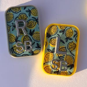 Lemons Xray Marker Set-Radiology Tech-Xray Markers with Initials-Fruit Xray Markers-Lead letters-Rad Tech Week-Rad Tech-Cute Xray Markers