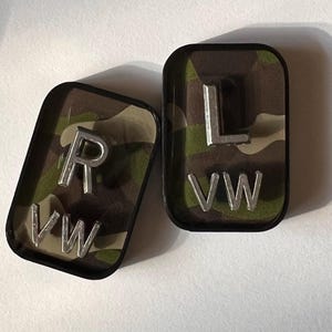 Camouflage Xray Marker Set-Radiology Tech-Xray Markers with Initials-Xray Tech Gift-Army print Xray markers-Rad Tech Week