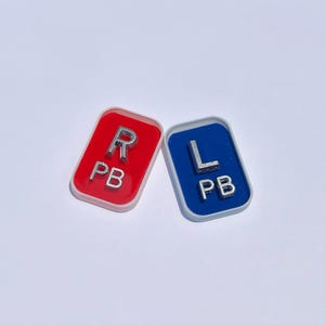 Classic Red and Blue Xray Student Markers-Glitter Xray Markers-RadTechGift-Radiology Markers-Rad Tech Week-Xray Markers with Initials