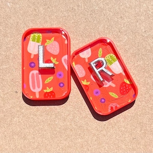 Popsicle Xray Markers-Summer Xray Markers-Fun Xray Markers-Radiology Tech-Xray Markers with Initials-Fruit Xray Markers-Xray Student Gift