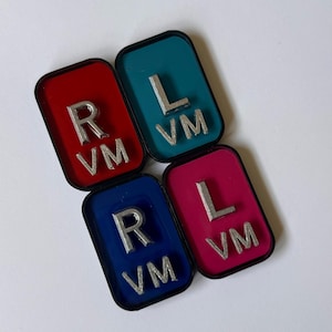2 Pair Xray Markers-Holographic Glitter Xray Markers-Xray Tech-Radiology Tech-Xray Student-Rad Tech Week-Xray Markers with Initials
