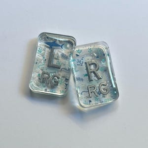 Shark Xray Marker Set-Ocean Xray Markers-Radiology Tech-Coral Xray Markers with Initials-Cute Xray Markers-Xray Student-Rad Tech
