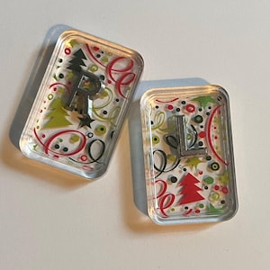 Acrylic Christmas Confetti Xray Marker Set-Holiday Xray Markers-Radiology Tech-Xray Markers with Initials-Cute Xray Markers-Xray Student