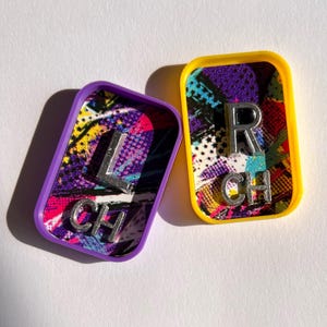 Graffiti Pattern Xray Marker Set-Radiology Tech-Lead Letters-Xray Markers with Initials-Cute Xray Markers-Rad Tech Week-Xray Tech Gift