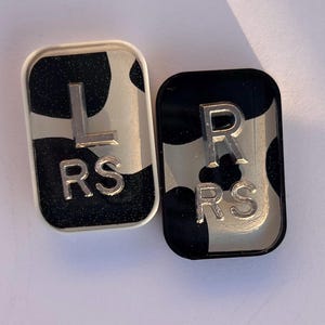 Cow Pattern Xray Marker Set-Radiology Tech-Lead letters-Xray Markers with Initials-Animal Print Xray markers-Cute Xray Markers-Rad Tech Week