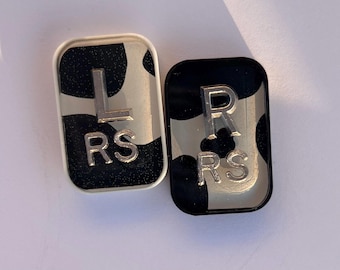 Cow Pattern Xray Marker Set-Radiology Tech-Lead letters-Xray Markers with Initials-Animal Print Xray markers-Cute Xray Markers-Rad Tech Week