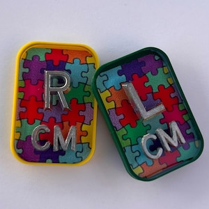 Puzzle Xray Markers-Radiology Tech-Xray Markers with Initials-Cute Xray Markers-Lead letters-Rad Tech Week-Autism Awareness-Xray Tech Gift