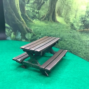 Miniature picnic table